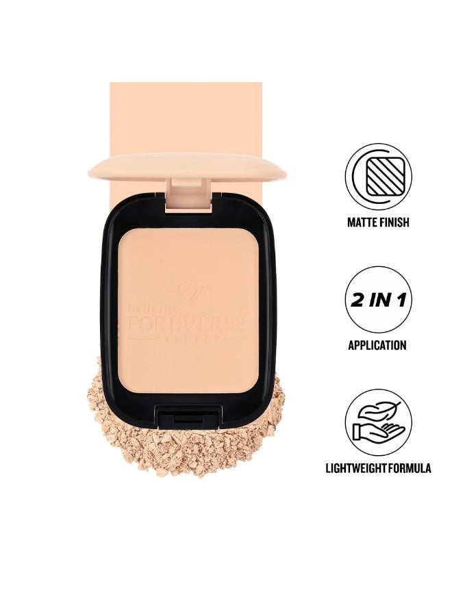 Daily Life Forever52 Dual Wet And Dry Compact + Makeup Setting Powder | Matte Finish | Lightweight | Long Lasting | Enriched With Vitamin E | Vegan -Ivory-12g - Image 3