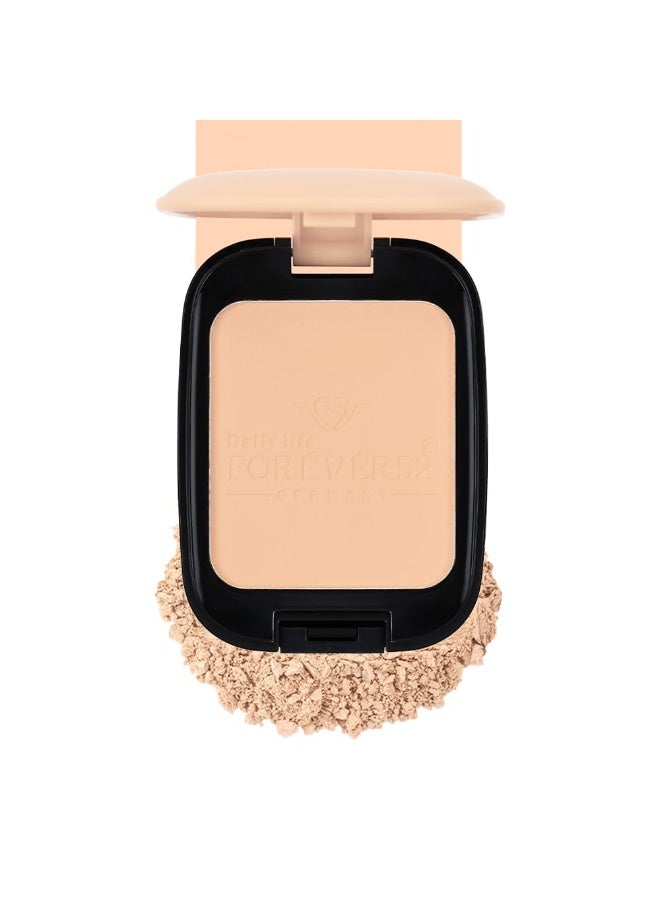 Daily Life Forever52 Dual Wet And Dry Compact + Makeup Setting Powder | Matte Finish | Lightweight | Long Lasting | Enriched With Vitamin E | Vegan -Ivory-12g - Image 1