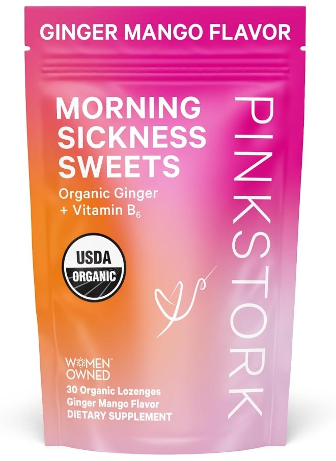 Pink Stork 183298 Morning Sickness Mango Ginger Hard Candy 4Oz  - Image 1