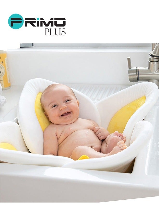 بريمو بلس مقعد استحمام مريح للأطفال على شكل زهرة لوتس متفتحة - Image 2