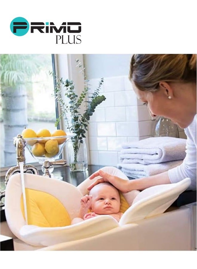 بريمو بلس مقعد استحمام مريح للأطفال على شكل زهرة لوتس متفتحة - Image 3