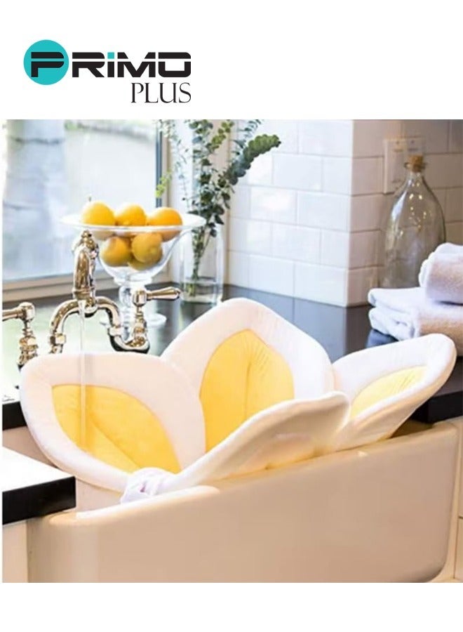 بريمو بلس مقعد استحمام مريح للأطفال على شكل زهرة لوتس متفتحة - Image 5