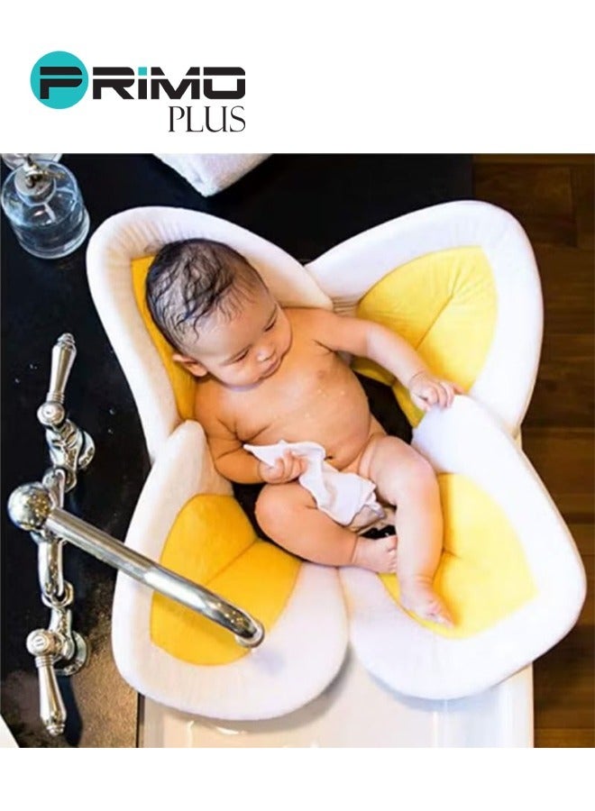 بريمو بلس مقعد استحمام مريح للأطفال على شكل زهرة لوتس متفتحة - Image 4