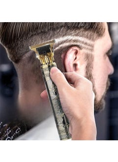 Buffer ® Vintage Look Powerful USB Rechargeable Manual Shaver with 4 Different Heads  - Image 4
