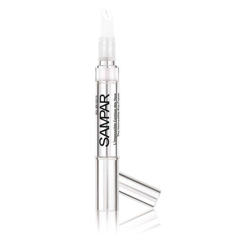 SAMPAR Illuminating Eye Cream  AntiAging Hydrating  Brightening Treatment with Hyaluronic Acid Vitamin C and Essential Oils  Reduces Dark Circles Fine Lines  Puffiness  All Skin Types
