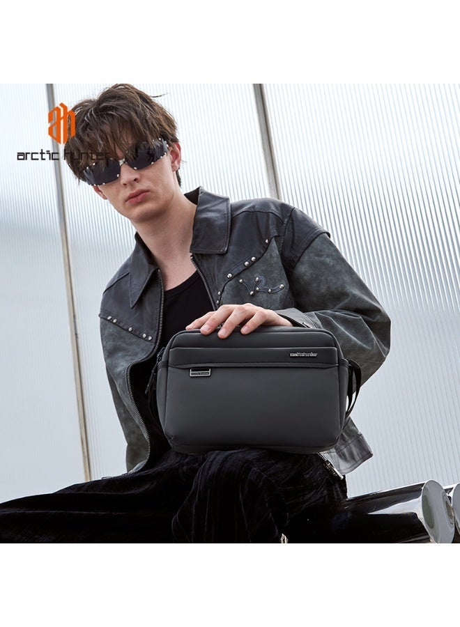 Arctic Hunter Men's Crossbody Bag Model KB00944 - Casual Anti-Theft Messenger Bag with Padded Compartment for 9-inch Tablets and iPads, Adjustable Shoulder Strap Handbag, and Smart Organizer for Daily and Travel Essentials - Image 3