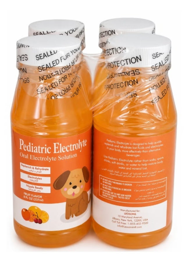 PEDIATRIC ELCTROLYTE FRUIT 4X237ML