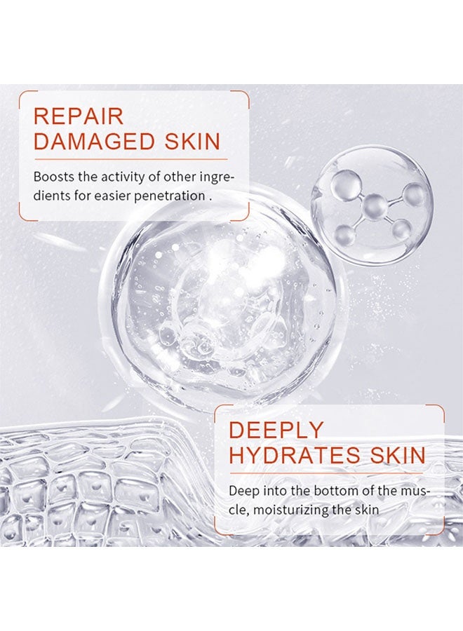 SADOER Ampoules Facial Moisturizing Serum with Vitamin C Anti-Wrinkle and Anti-Aging 7 Ampoules，2mlx7pcs - Image 3