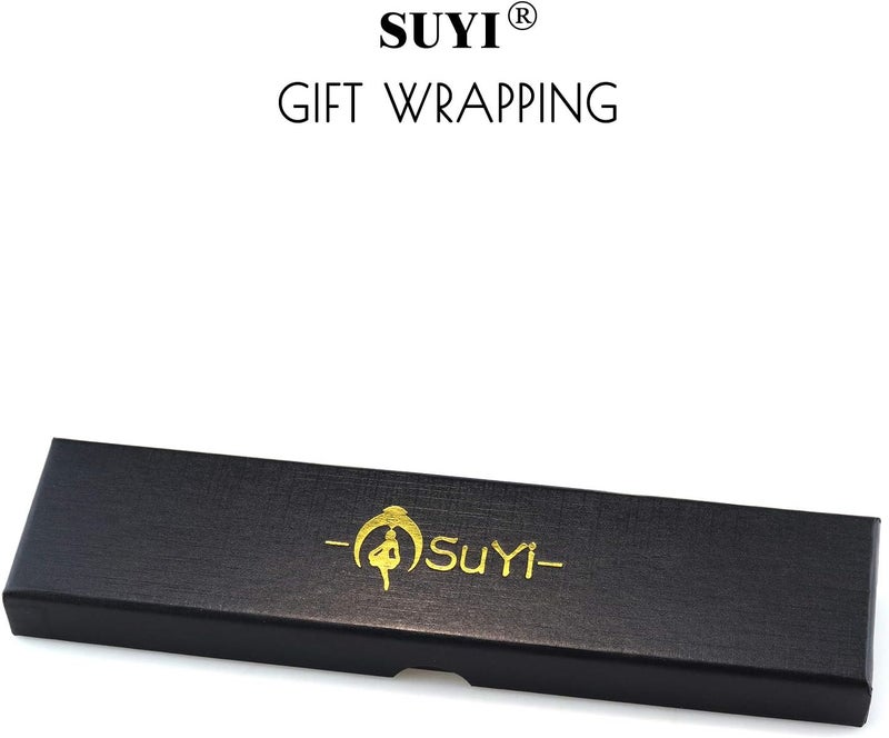 Suyi Women Wrap Bracelet Multilayered Leather Braided Bangle Wrist Cuff Bangles with Magnetic Buckle - Image 5