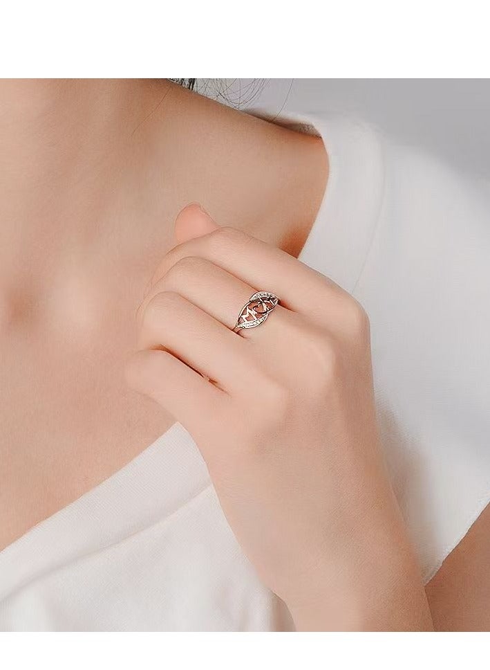 Akali Love Pledge 1 Carat Moissanite Classic White Gold Open Wedding ring - Image 4