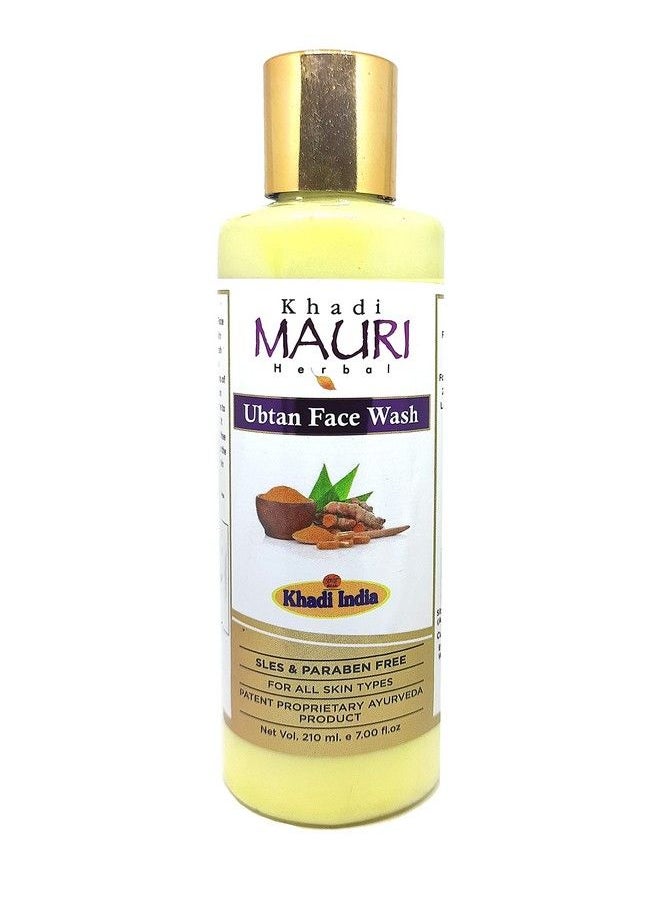 Khadi MAURI Ubtan Face Wash Pack Of 1 Face Wash (210 Ml) (Ubtnfwxx1)  - Image 1