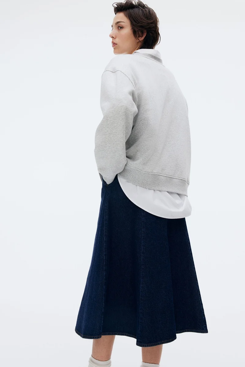 اتش اند ام Motif-Detail Sweatshirt