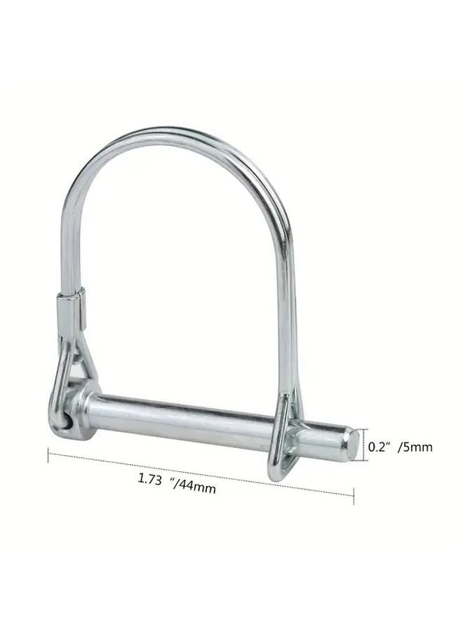 2 Pack Heavy Duty Bike Trailer Coupler Hitch with Adjustable Stainless Steel Hooks Secure Locking - Image 3