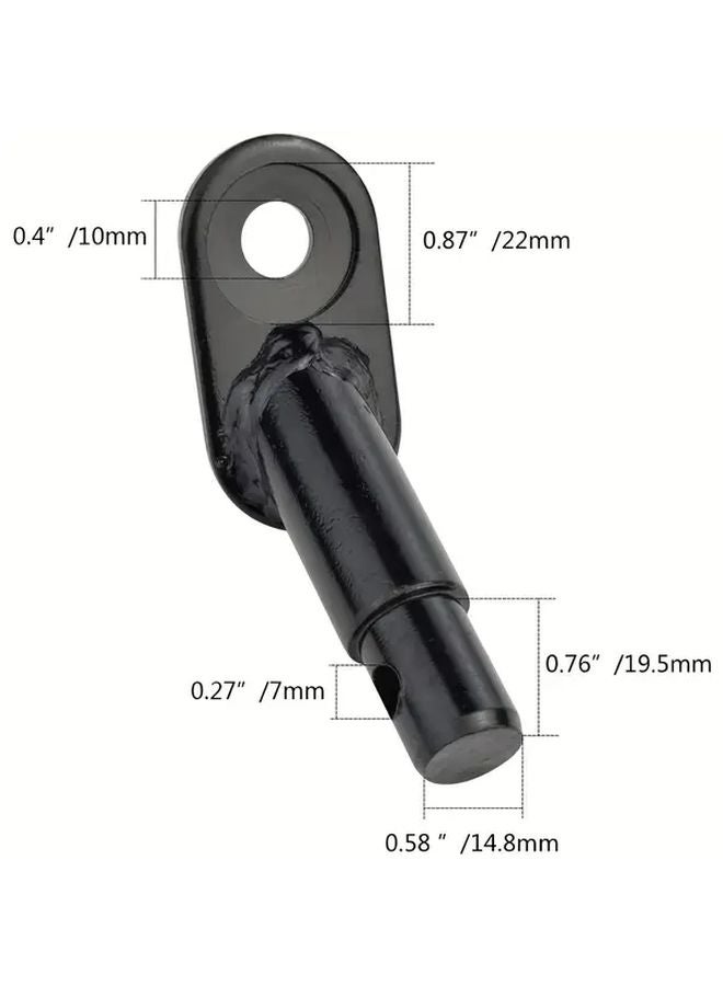 2 Pack Heavy Duty Bike Trailer Coupler Hitch with Adjustable Stainless Steel Hooks Secure Locking - Image 4