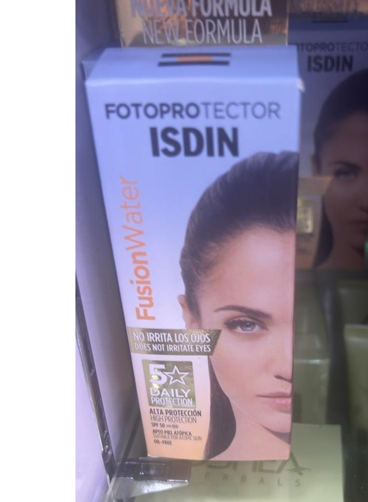 إيسدن فوتوبروتيكتور فيوجن مائي ملون برونزي بعامل حماية من أشعة الشمس فوق البنفسجية الطويلة والمتوسطة SPF 50، 50 مل - Image 1