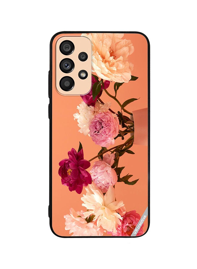 VR CREATIVE Protective Case Cover For Samsung Galaxy A73 5G Flower Design Multicolour - Image 1