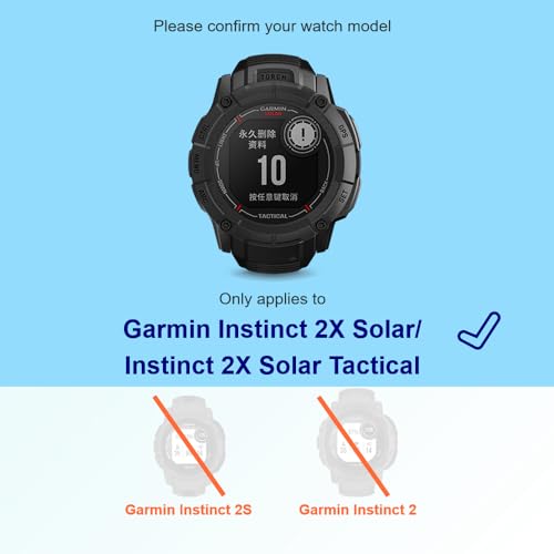 iDaPro [4Pcs Screen Protector for Garmin Instinct 2X Solar Tactical(Not for Instinct 2/2s/3/E)+[4Pcs] Silicone Anti-dust Plugs,Tempered Glass,9H Hardness,Anti-Scratch,Anti-Bubble,Easy Installation. - Image 2