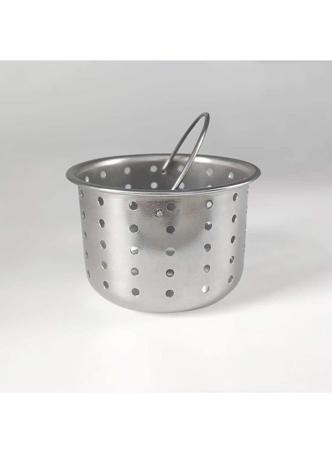 GZILA Kitchen Sink Drain Basket Only, 3-inch Basket for Kitchen Sink Strainer Replacement, Deep Cup with Handle, SUS 304 Stainless Steel - Image 3