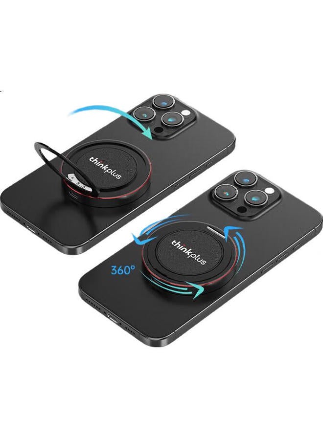 Thinkplus Lenovo 512Gb Magnetic Adsorption Portable Solid State Drive With Phone Stand Magnetic Adsorption Usb 3.2 High Speed Reading 2000Mb/S Pssd Compact And Portable Us300 Mini Disk Series - Image 1