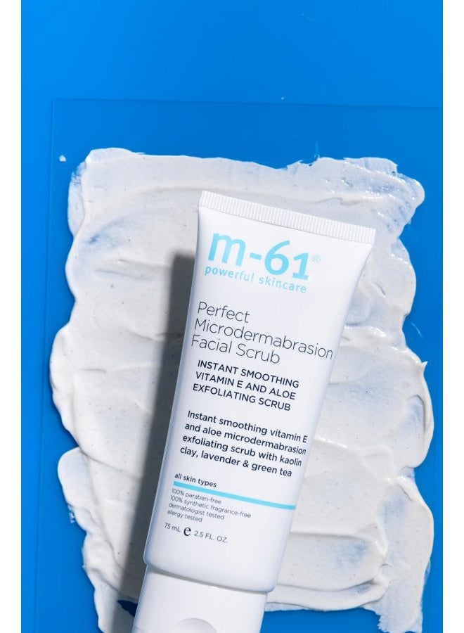 M-61 Perfect Microdermabrasion Facial Scrub- Skin-soothing scrub and mask with vitamin E, kaolin & aloe - Image 4