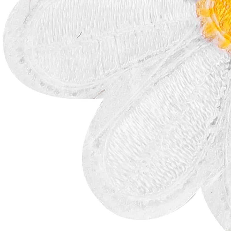 40Pcs Embroidery Cloth Stickers Daisy Pattern Iron Patches DIY Backpack Clothing Accessories - Image 4