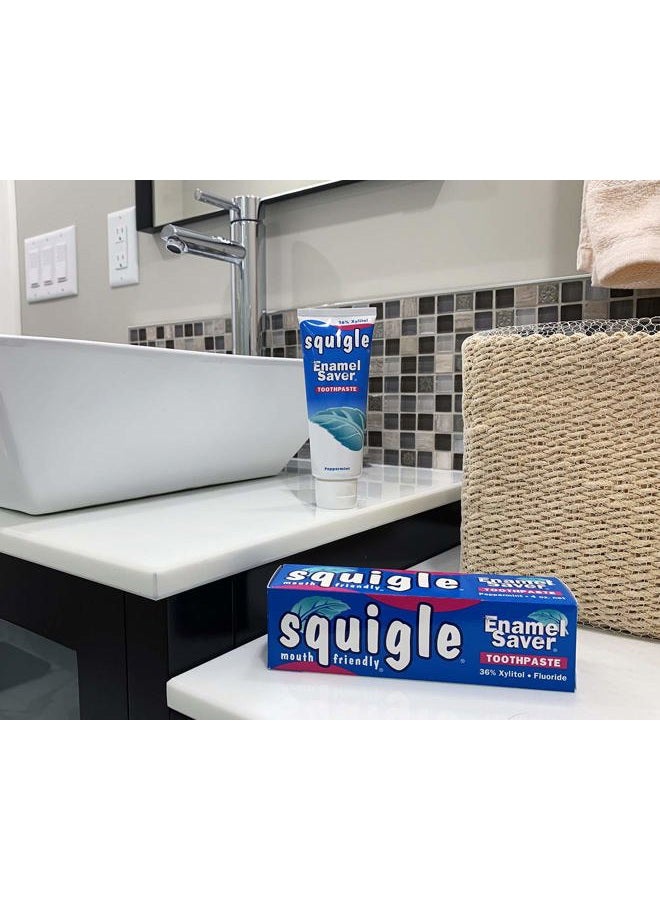 Squigle Enamel Saver Toothpaste Peppermint 4 oz. - Image 5