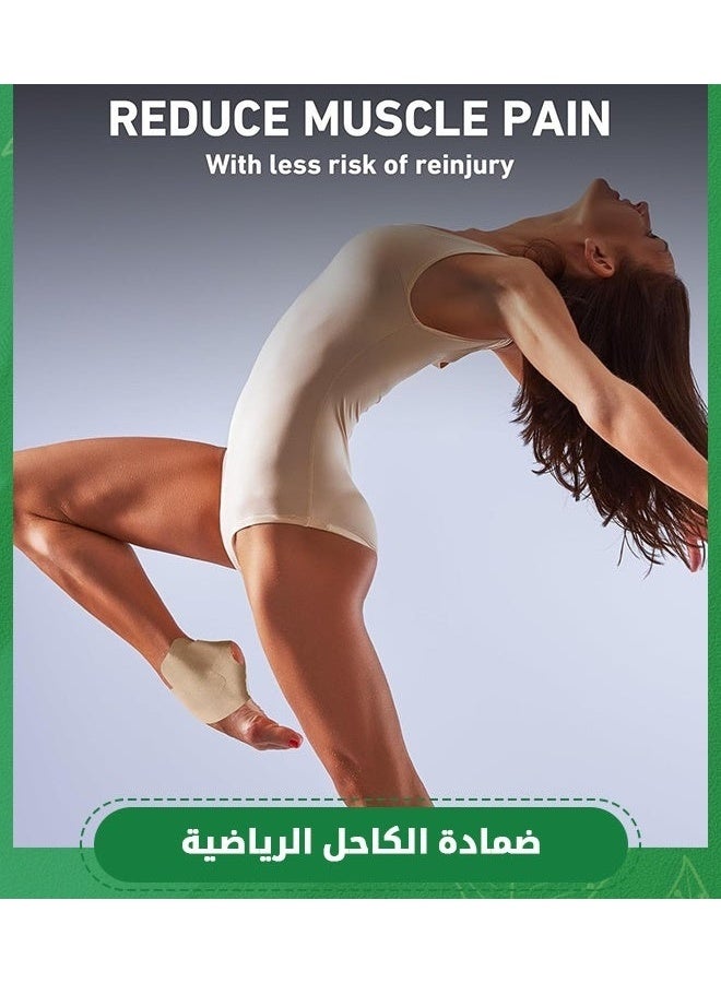 6 Pcs Kinesiology Tape for Ankle, Pain Relief, Prevent Ankle Sprain, Provide Support for Ankle Ligament, Elastic Athletic Tape, Breathable K Tape for Daily - Image 4