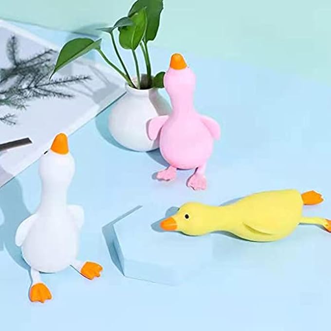 DAIMANPU Kids Party Favor Set Sensory Fidget Toy Assortment for Adults Toddlers Pressure Release Squishy Ball Push Bubble Duck - Image 4