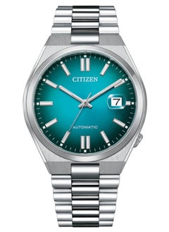 CITIZEN ساعة سيتيزن اتوماتيكية NJ0151-88X، فضي 