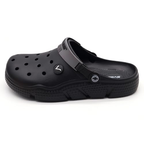 SVAAR Designer Clogs, Sandals With Adjustable Back Strap For Men Black - 8 Uk - Image 5