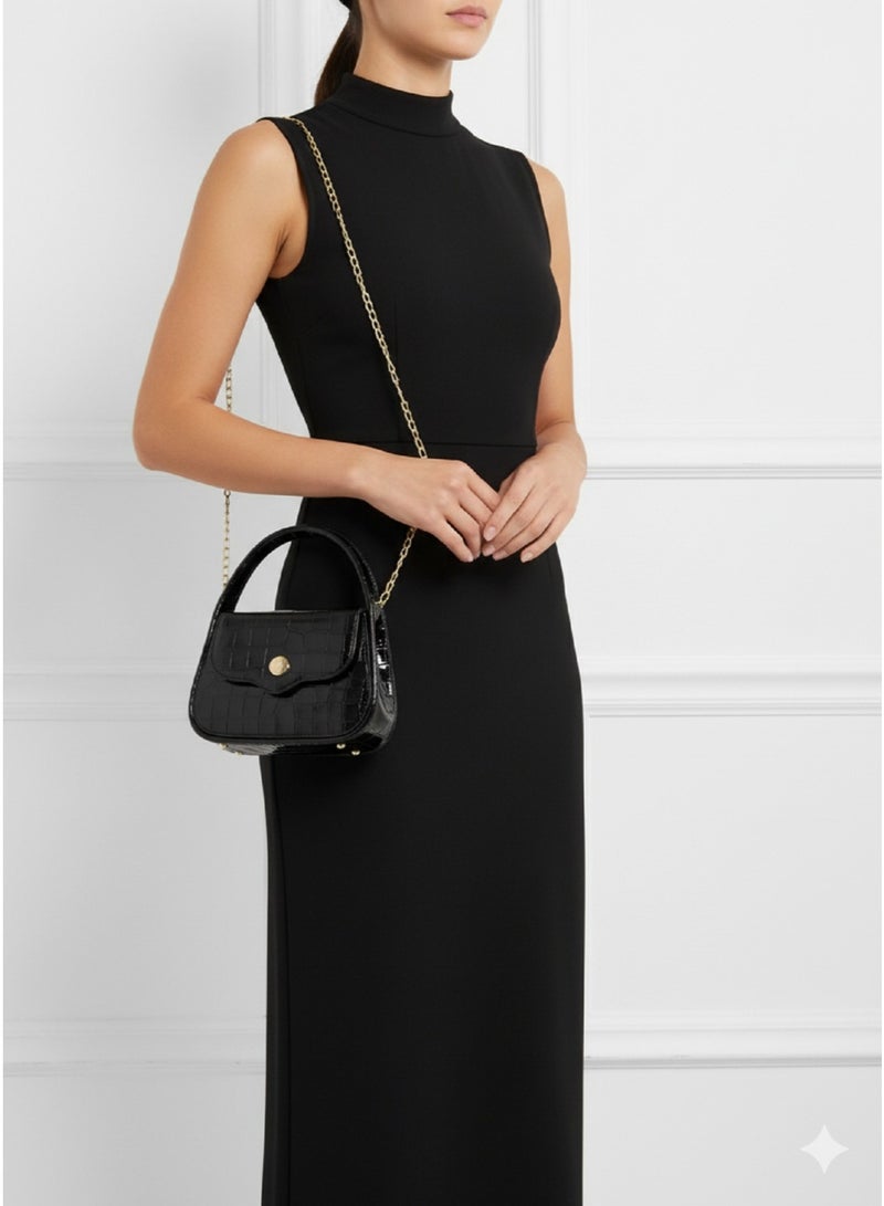 Vbranda Elegant croc leather bag BA-24 - Image 2