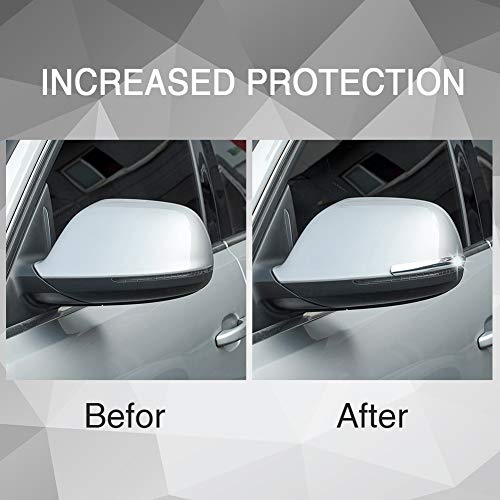 ATMOMO 2pcs Car Rear View Mirror Anti-Collision Strip Sticker Car Bumper Protector Mirror Protector Sticker - Image 3