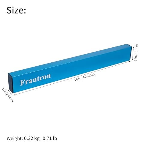 Frautron Guitar Fret Leveling Beam, Aluminum Fret Leveler Sanding Block File Bar, 16" (400mm) Luthier Fretboard Leveling Tool with 2-Set of 120/240/320/400/600/1000 Grit Replacement Sandpaper - Image 5