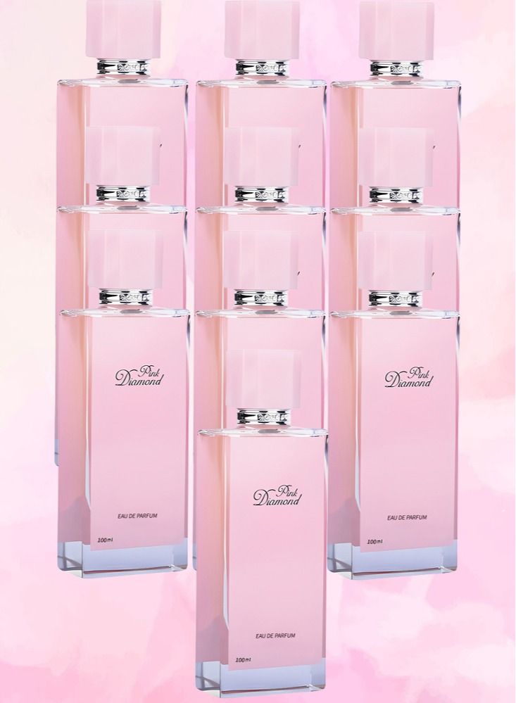 Banafa 10 Pieces Pink Diamond EDP 100ML - Image 1