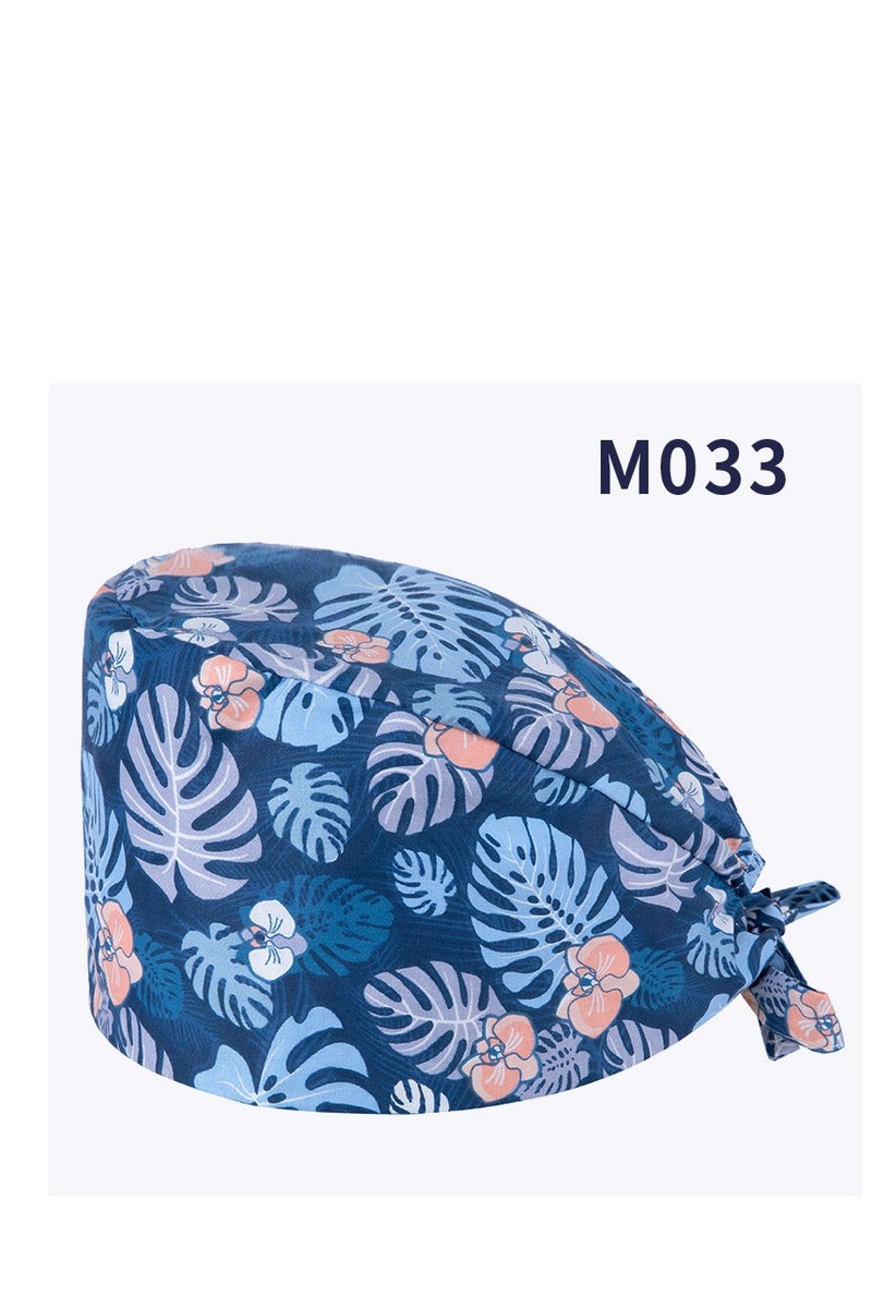 Cotton printed surgical cap chemotherapy turban cap