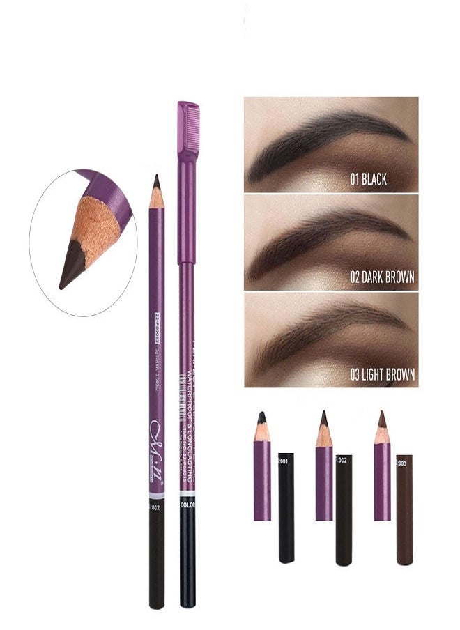 Me Now Perfect Eyebrow Pencil Waterproof & Long Lasting - Brown - 03  - Image 2