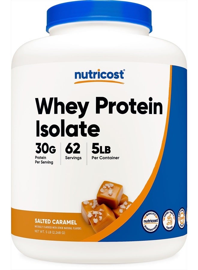 Nutricost Whey Protein Isolate (Salted Caramel, 5LBS)  - Image 1