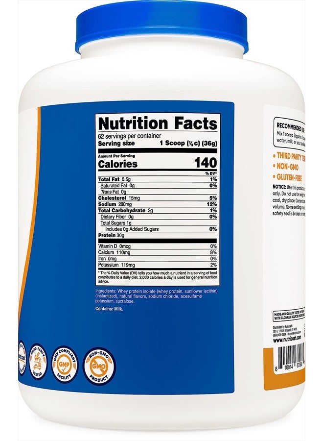 Nutricost Whey Protein Isolate (Salted Caramel, 5LBS)  - Image 5