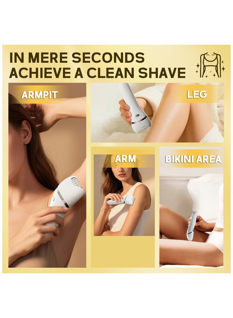 CLIPCLEAN Epilator for Women, Hair Removal Device, Women Shaver & Trimmer, Wet and Dry, Digital Power - Image 2