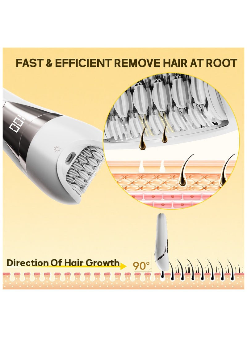 CLIPCLEAN Epilator for Women, Hair Removal Device, Women Shaver & Trimmer, Wet and Dry, Digital Power - Image 5