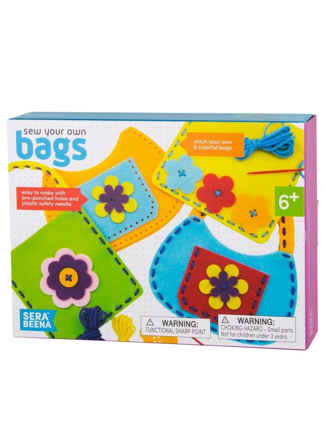 Serabeena Sew Your Own Bags Beginner Sewing Kit For Kids For Ages 6+ - Image 1