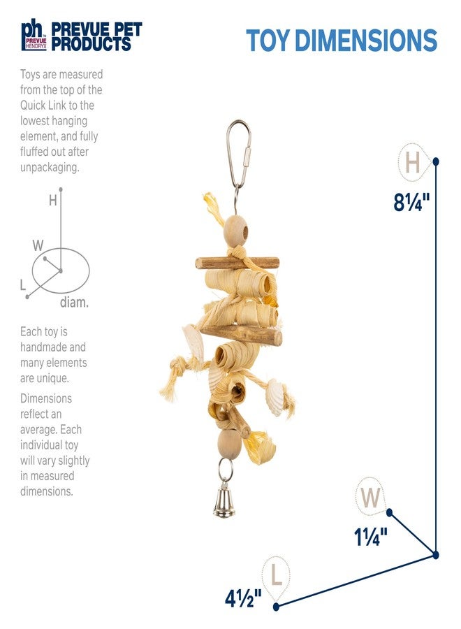 PH Prevue Hendryx Prevue Pet Products Naturals Physical & Mental Princess Bird Toy 62553 - Image 2