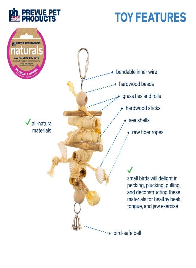 PH Prevue Hendryx Prevue Pet Products Naturals Physical & Mental Princess Bird Toy 62553 - Image 3