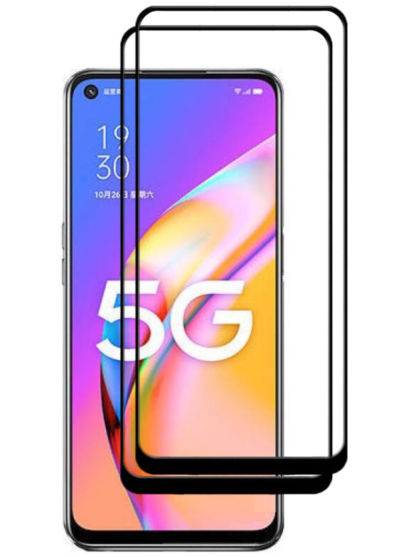 ACLIX 2 Pieces Antistatic ESD Dustproof Premium Quality High Definition Tempered Glass Screen Protector Designed For Oppo A93 5G - Image 1