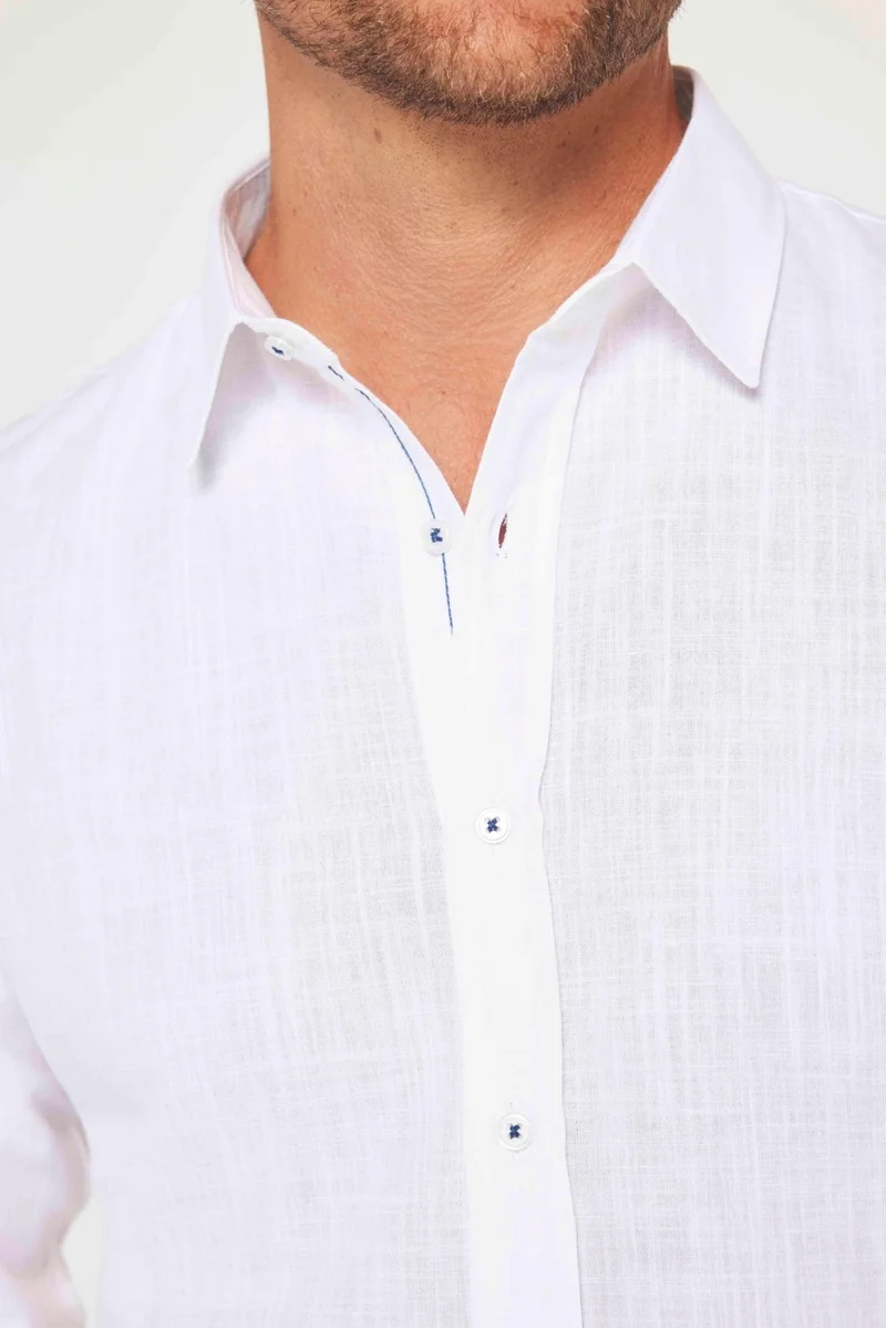 تودورس Slim Fit Long Sleeve Kirya Shirt -