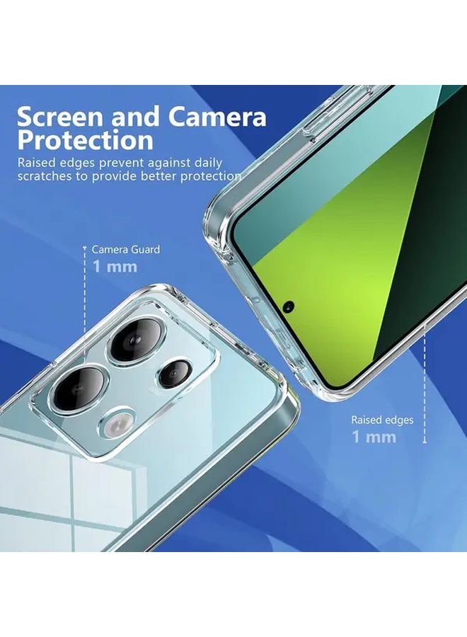غطاء هاتف شفاف رفيع مضاد للصدمات من TPU لهاتف Redmi Note 13 Pro Plus - Image 4