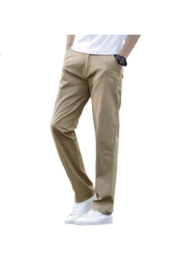 PLAYBOY Casual Pants For Men, Spring And Summer Trousers, Loose Straight-Leg Men'S Pants, Business Korean-Style Trendy Menswear - Image 3
