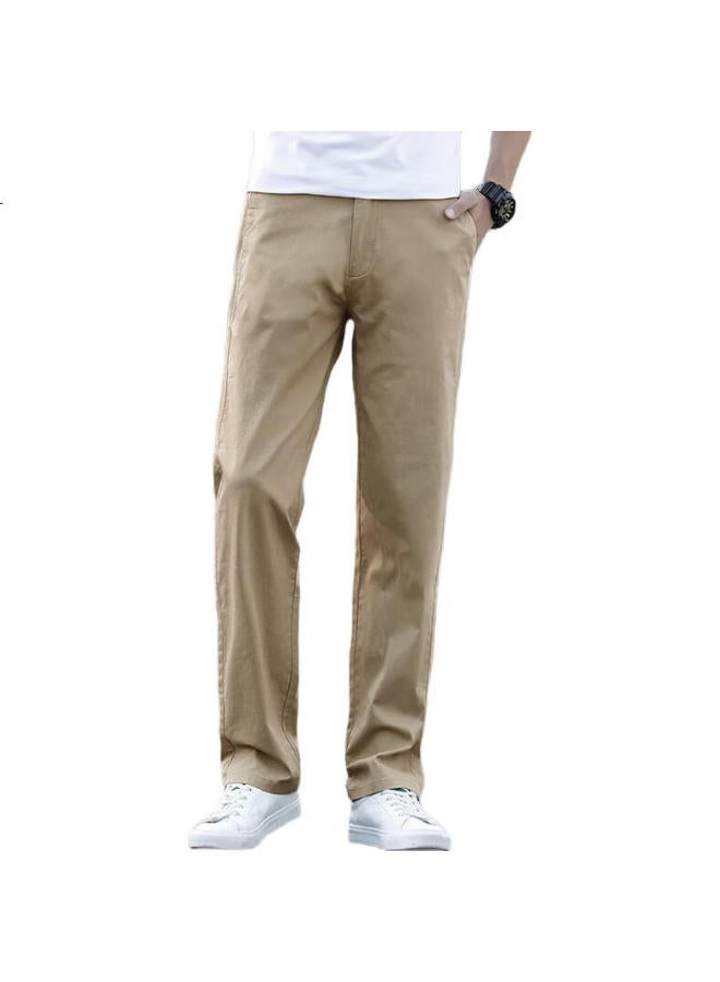 PLAYBOY Casual Pants For Men, Spring And Summer Trousers, Loose Straight-Leg Men'S Pants, Business Korean-Style Trendy Menswear - Image 1