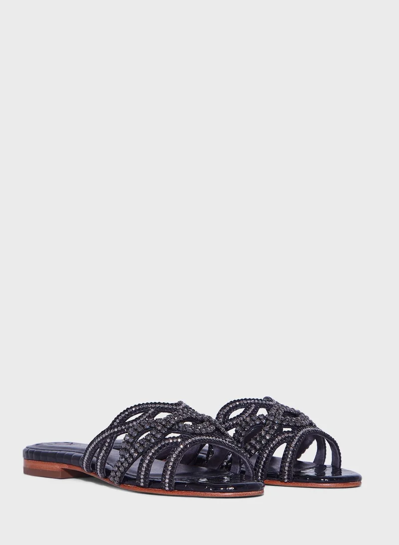 Nicoli Floris Slip On Sandals
