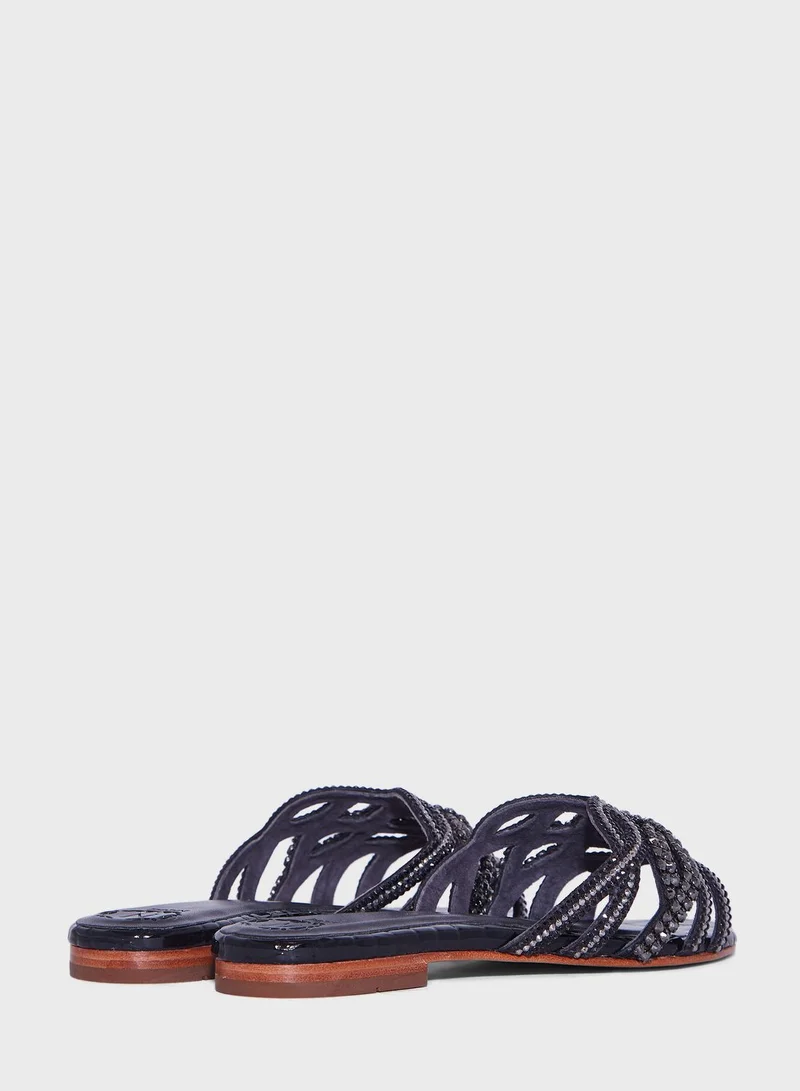 Nicoli Floris Slip On Sandals